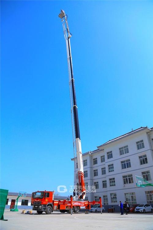 高空救援,可達(dá)19層!甘肅首批三一55米登高平臺(tái)消防車完美交付